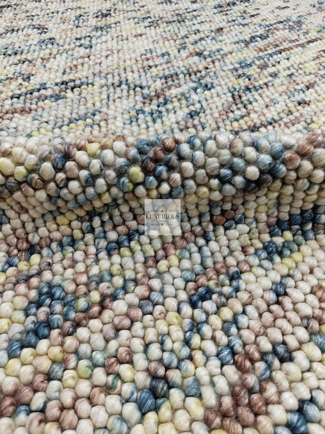 Pebbles Mirage Hand Woven Wool Rug