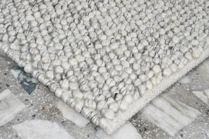OVATION - OYSTER Hand Woven 80% Wool and 20% Cotton