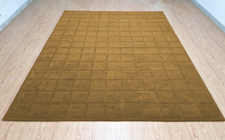 Forma Modern Rug 100% Wool Olive Taupe Hand Tufted Rug