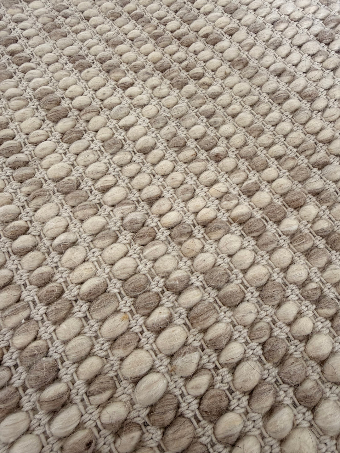 Skandi Knot Linen Wool rug