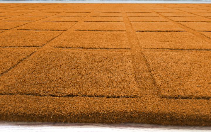 Forma Modern Rug 100% Wool Gold Color Hand Tufted Rug