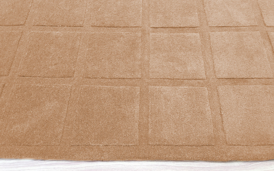 Forma Modern Rug 100% Wool Beige Color Hand Tufted Rug