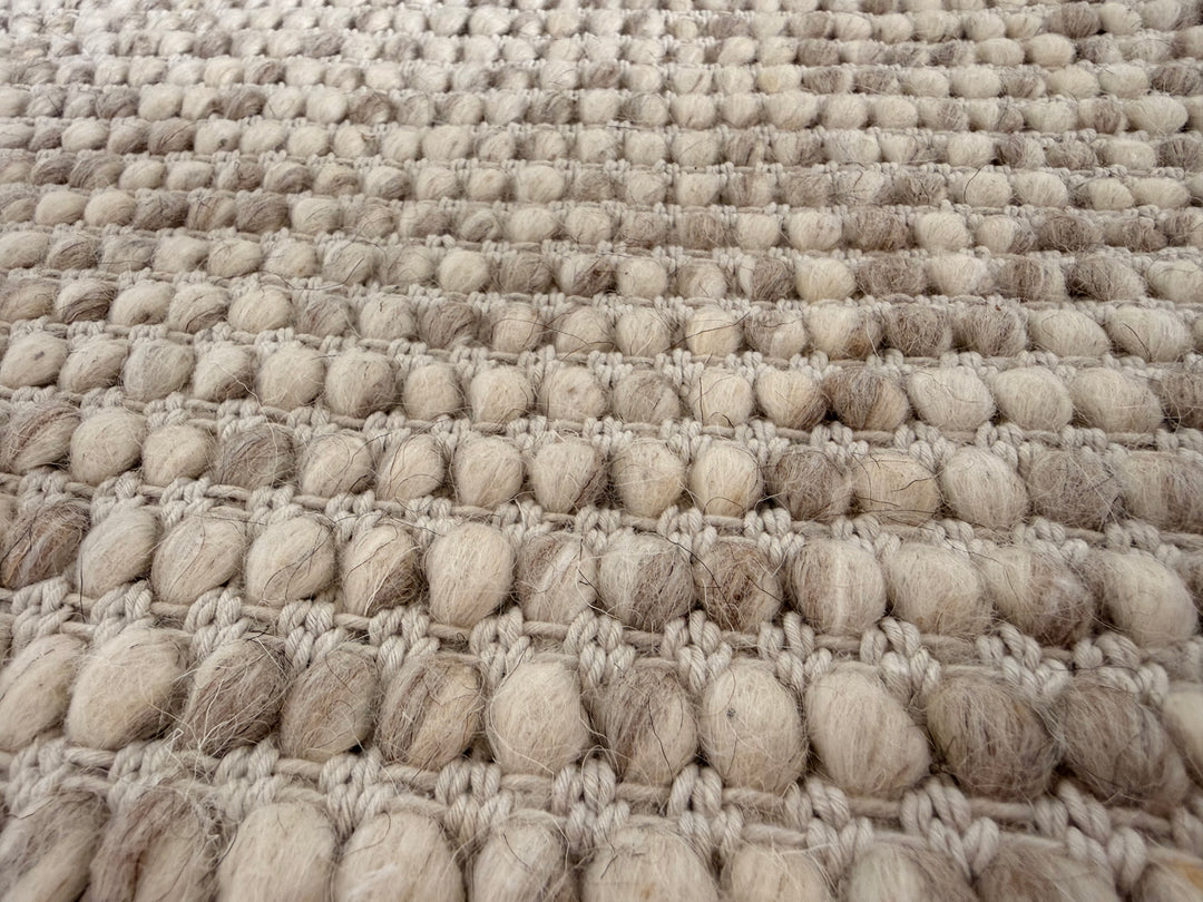 Skandi Knot Linen Wool rug