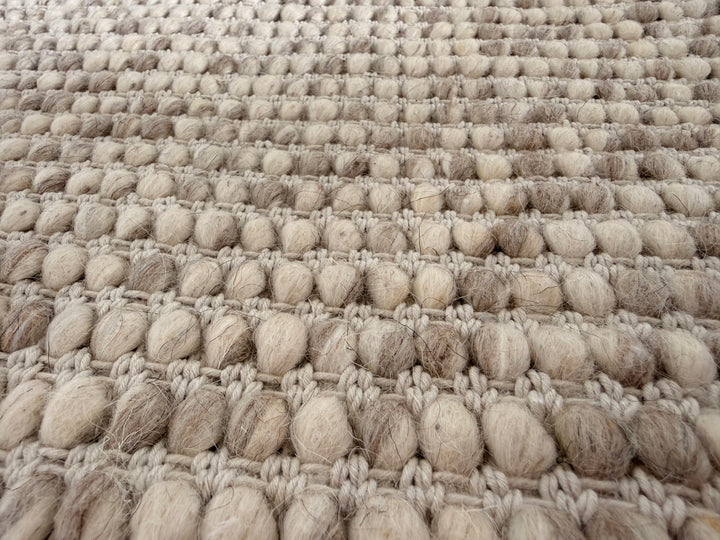 Skandi Knot Linen Wool rug