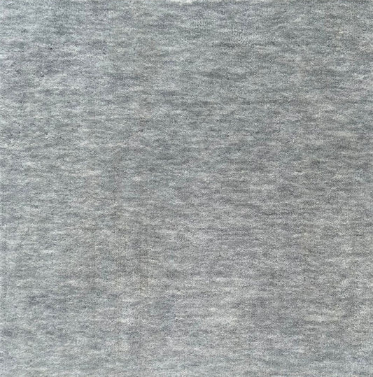 Dazzle Silver Cloud Color Handloom Knotted Rug 100% Pure Wool
