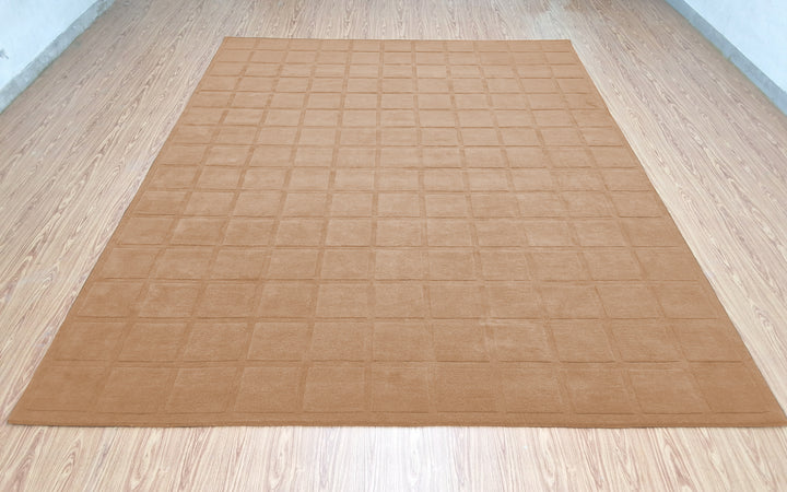 Forma Modern Rug 100% Wool Beige Color Hand Tufted Rug