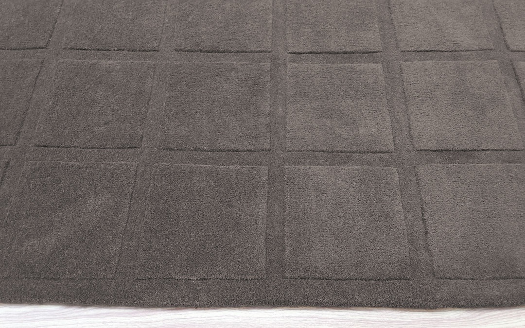 Forma Modern Rug 100% Wool Grey Color Hand Tufted Rug
