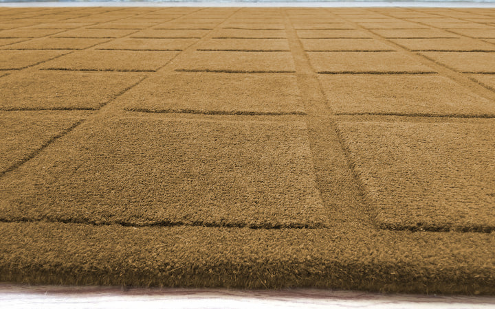 Forma Modern Rug 100% Wool Olive Taupe Hand Tufted Rug