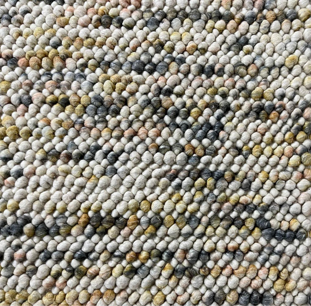 Pebbles Sienna Cloud Hand Woven Wool Rug