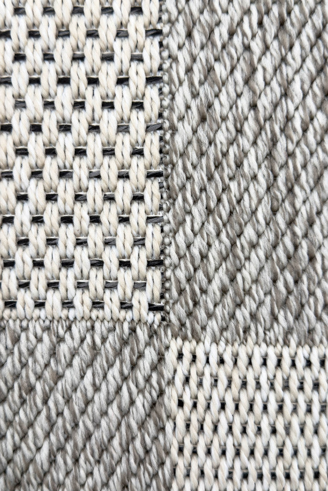 Outdoor Cream Grey Rug