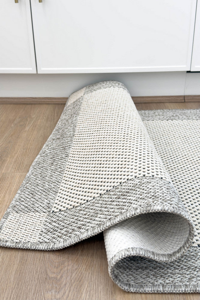 Outdoor Cream Grey Rug