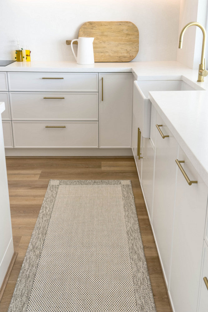 Outdoor Cream Grey Rug