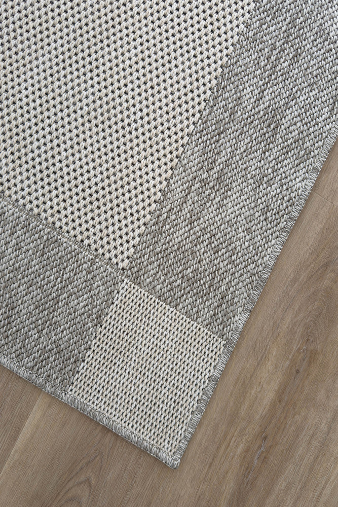 Outdoor Cream Grey Rug
