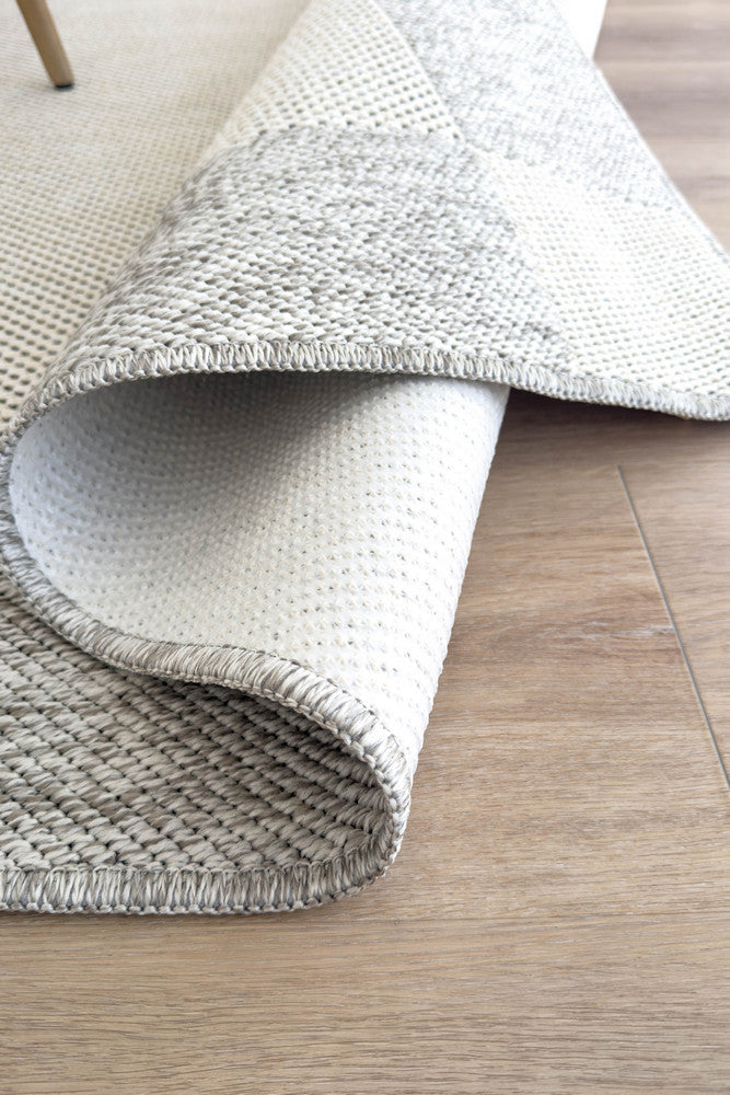 Outdoor Cream Grey Rug