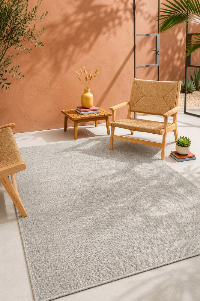 Outdoor Light Grey Rug