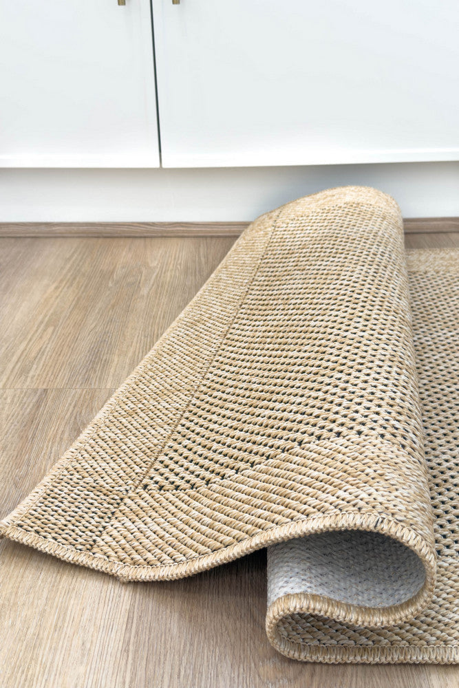 Outdoor Sand Black Rug
