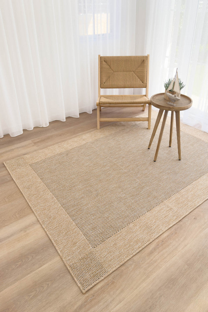 Outdoor Sand Black Rug