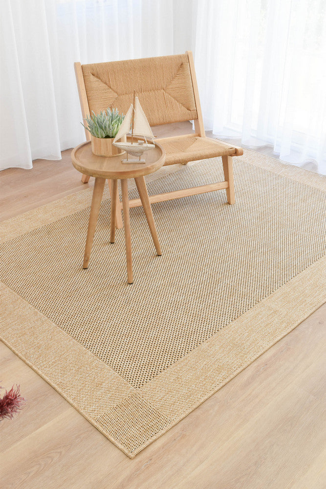 Outdoor Sand Black Rug