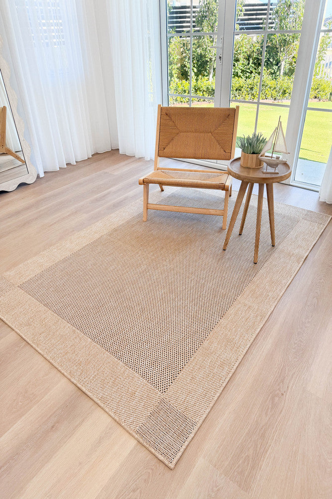 Outdoor Sand Black Rug