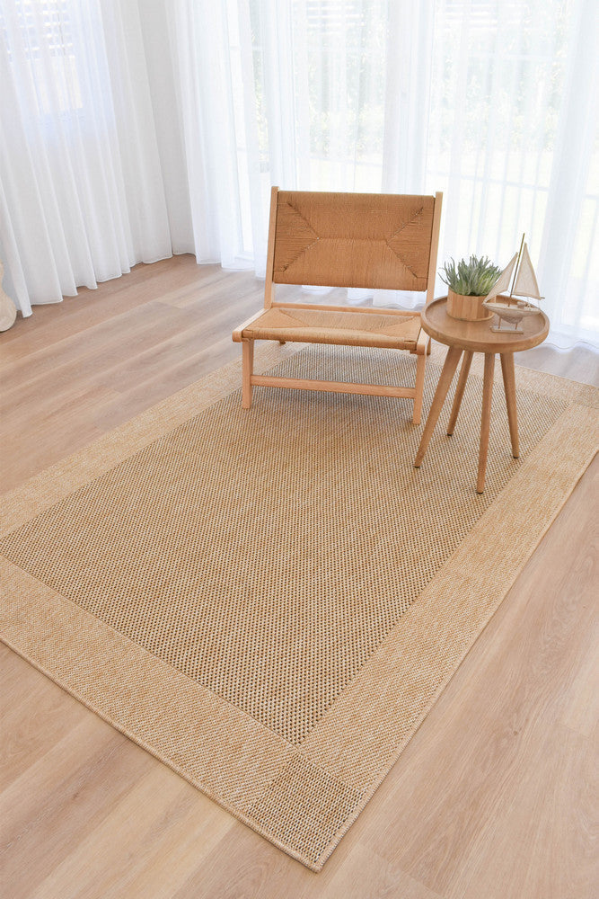 Outdoor Sand Black Rug