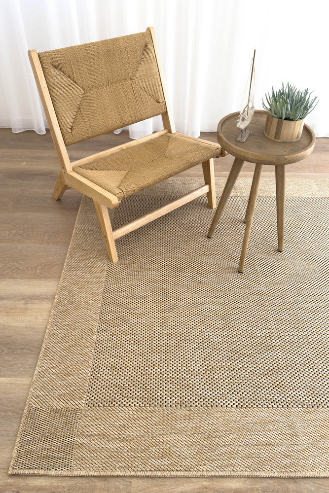 Outdoor Sand Black Rug