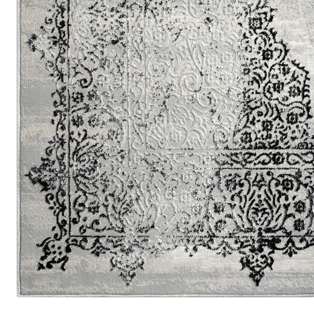 Harmony 4003 Black Hallway Runner