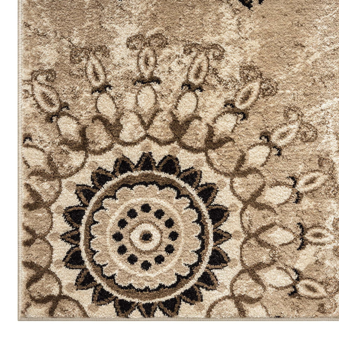 Hudson 6447 Brown Hallway Runner