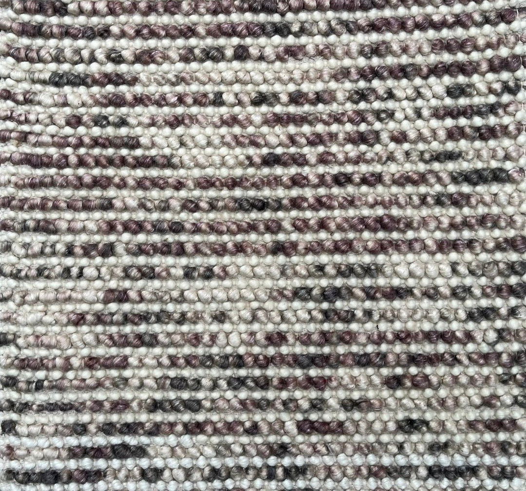 Pebbles Cherry Mosaic Ivory Drift Hand Woven Wool Rug