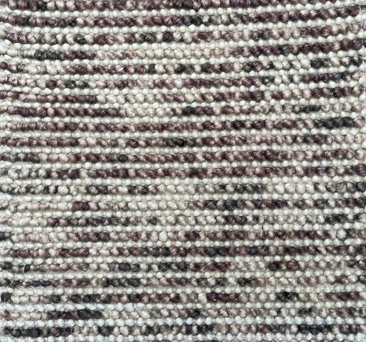 Pebbles Cherry Mosaic Ivory Drift Hand Woven Wool Rug