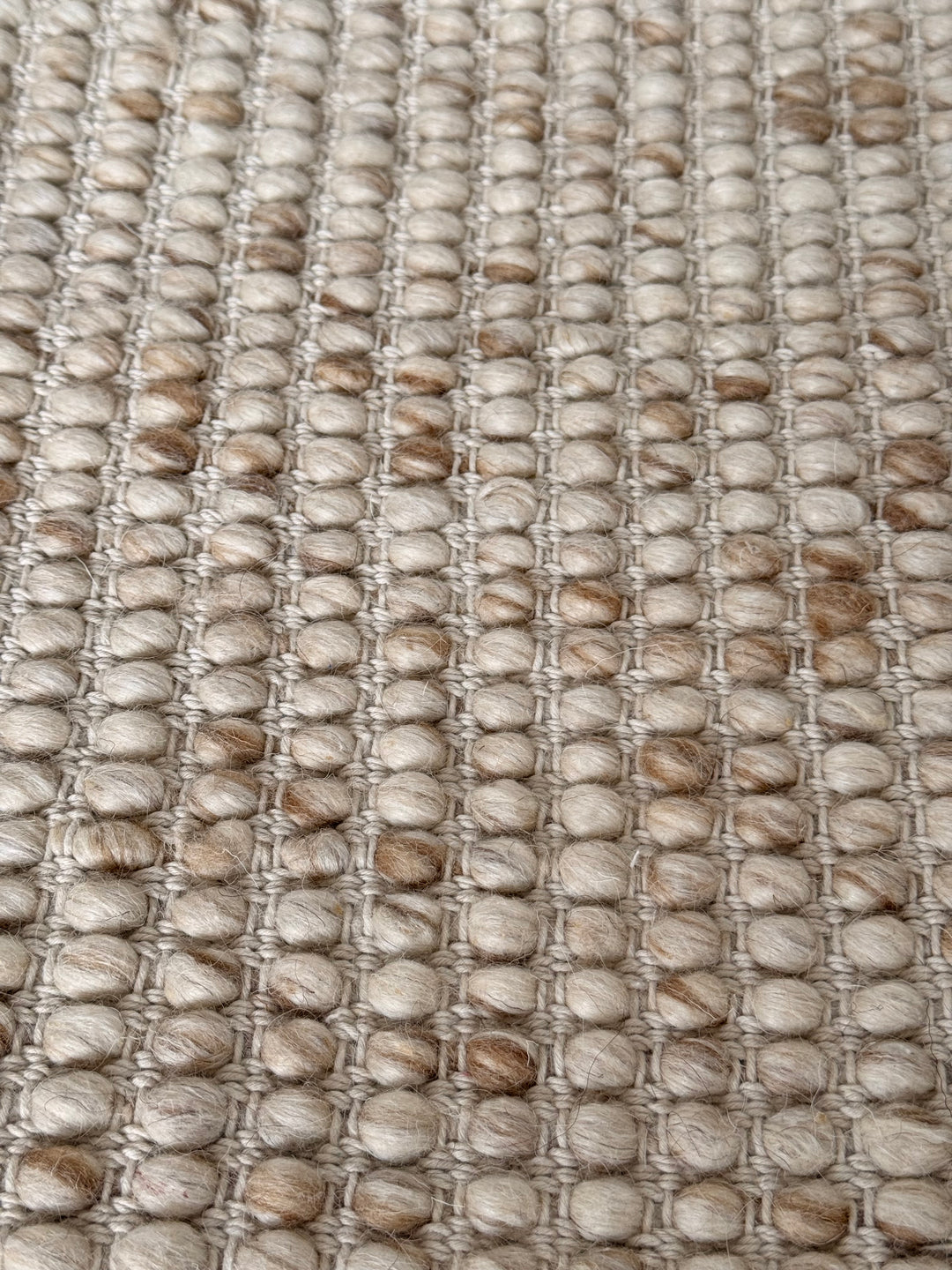 Skandi Knot Chalk Wool rug