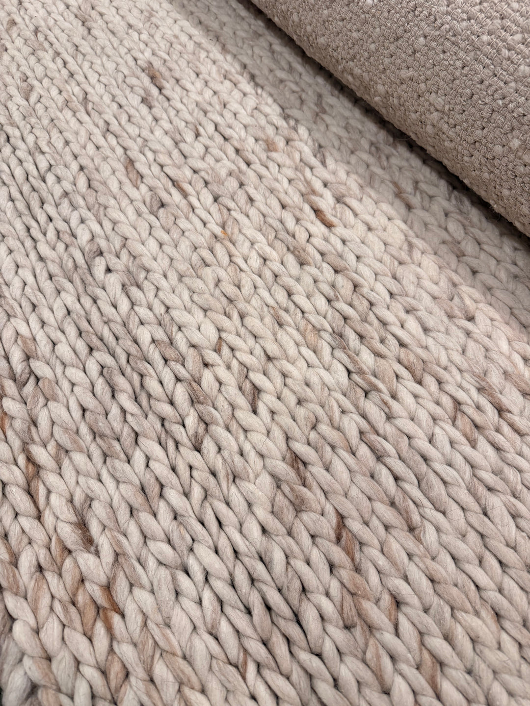 Chalk Braid Hand Woven Wool Rug