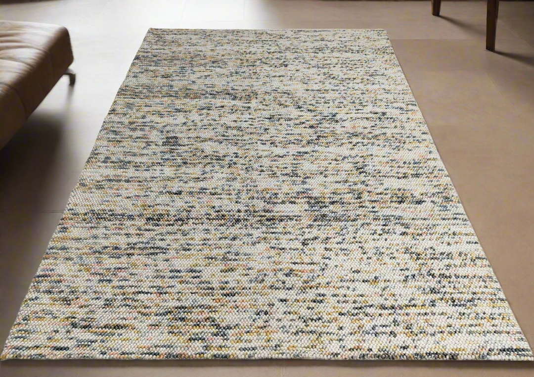 Pebbles Sienna Cloud Hand Woven Wool Rug