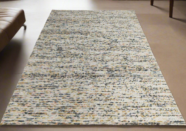 Pebbles Sienna Cloud Hand Woven Wool Rug