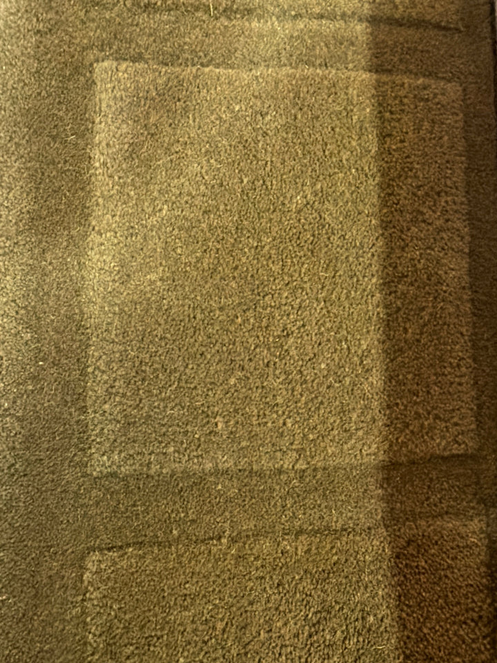 Forma Modern Rug 100% Wool Olive Taupe Hand Tufted Rug