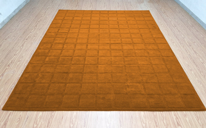 Forma Modern Rug 100% Wool Gold Color Hand Tufted Rug