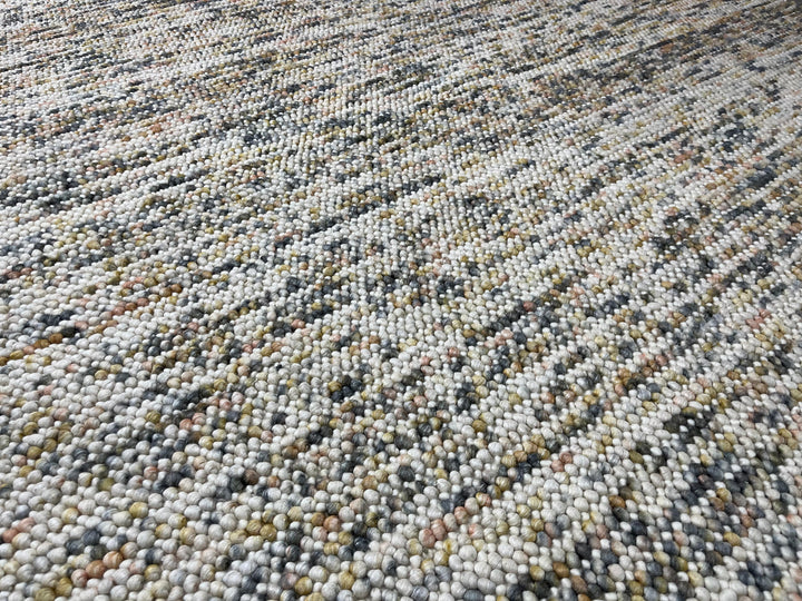 Pebbles Sienna Cloud Hand Woven Wool Rug