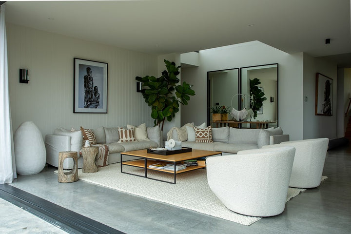 Fish Eye Ivory Pure Wool with Minimal Shedding for a Timeless Touch