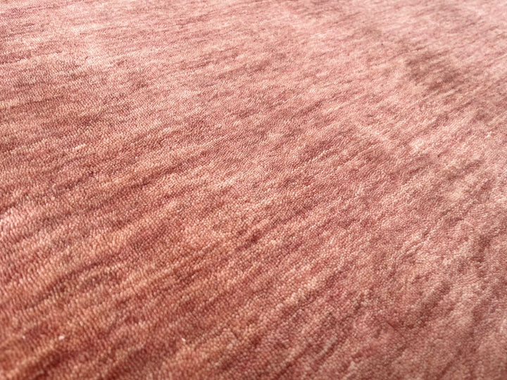 Dazzle Rose Color Handloom Knotted Rug 100% Pure Wool