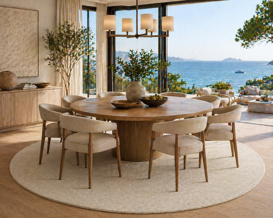 Veloura Ivory Color Handloom Knotted Rug 100% Pure Wool