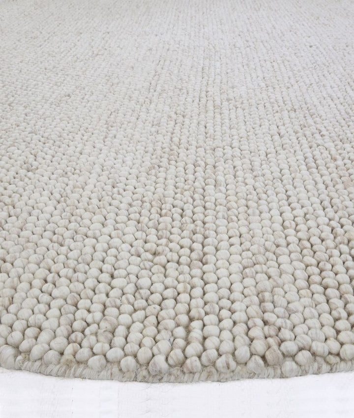 Nirvana Chalk Hand Woven Wool Rug