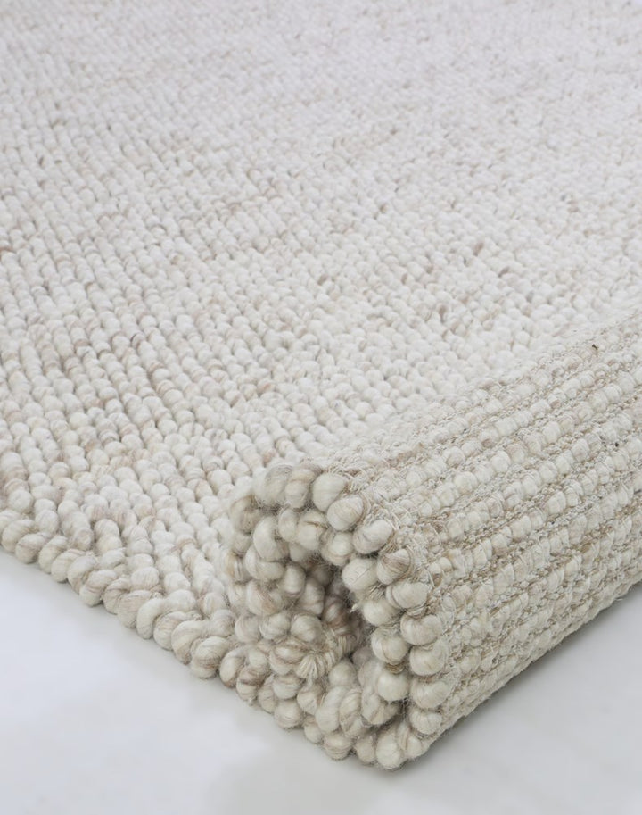 Nirvana Chalk Hand Woven Wool Rug