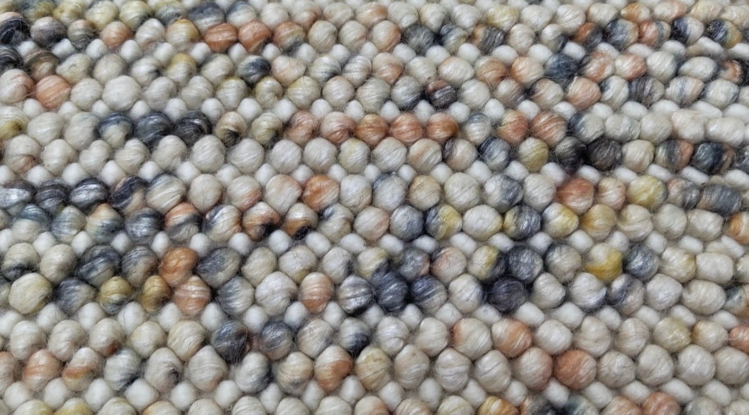 Pebbles Cherry Sienna Cloud Hand Woven Wool Rug