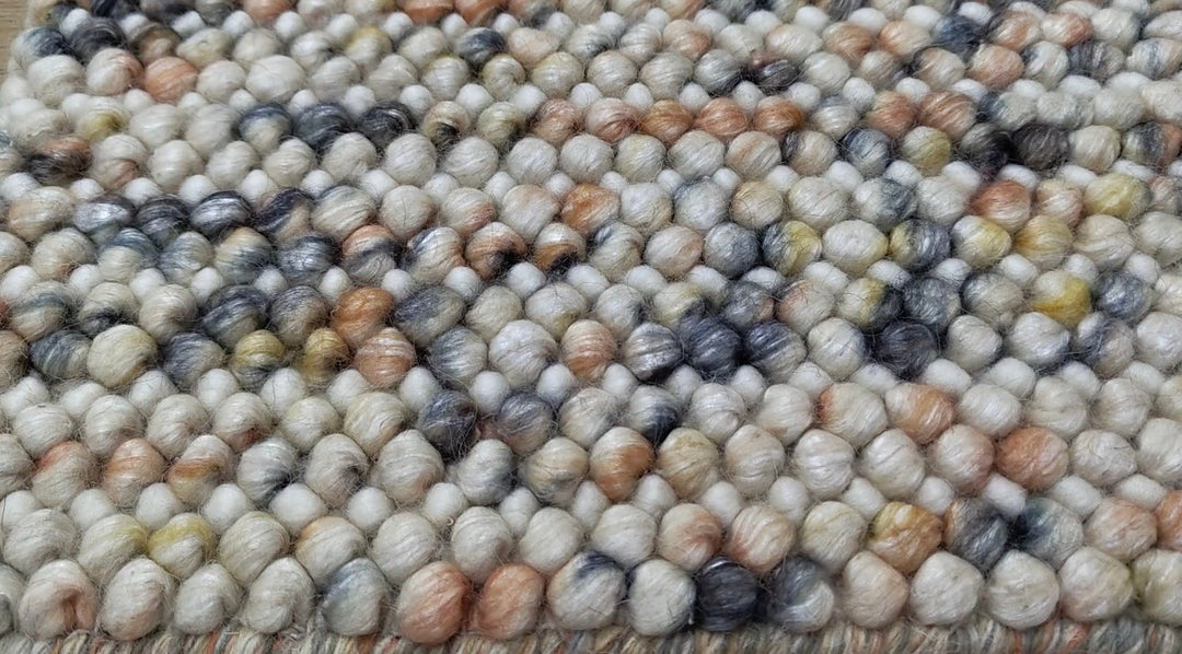 Pebbles Cherry Sienna Cloud Hand Woven Wool Rug