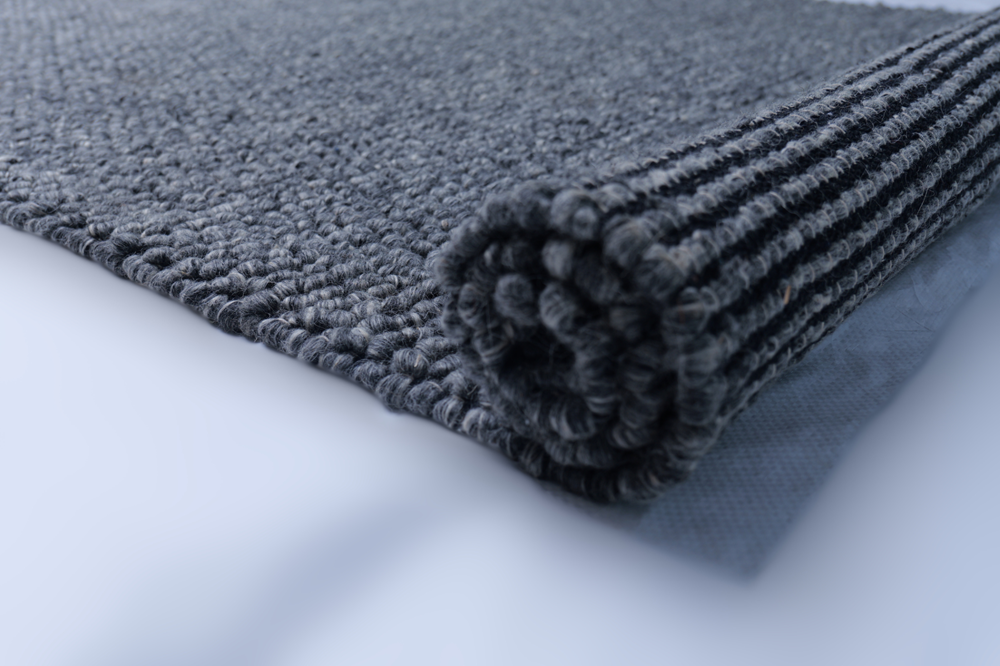 OVATION - GRANITE Hand Woven 80% Wool and 20% Cotton