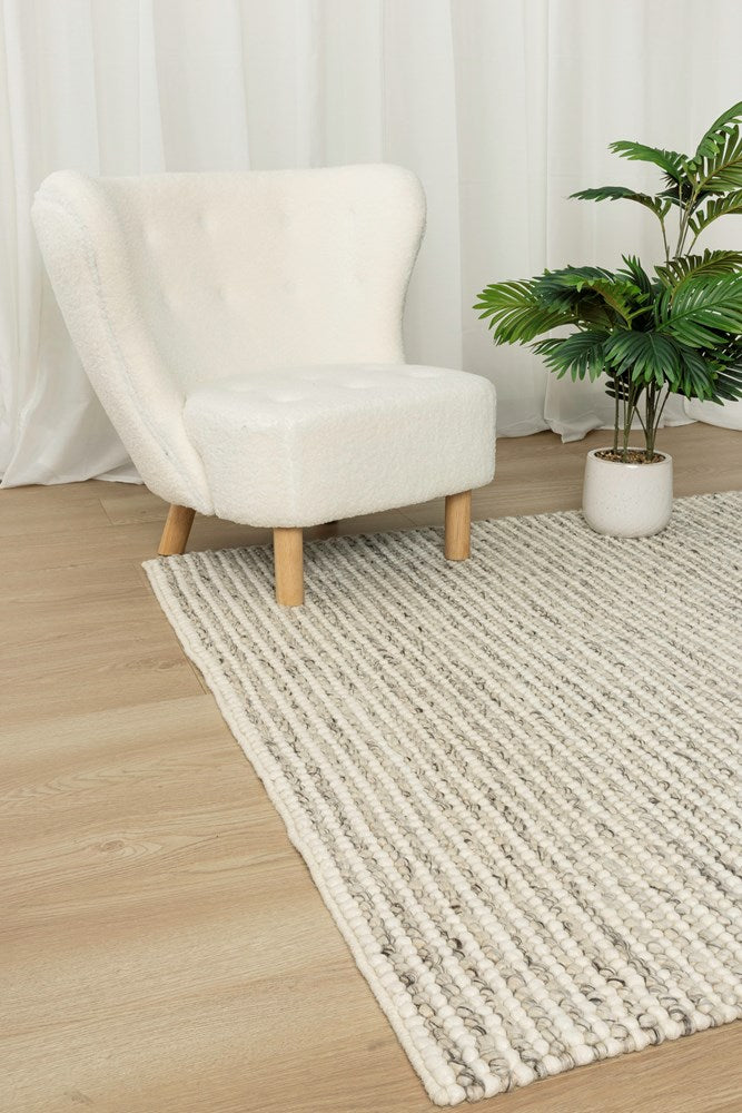 OVATION - QUARTZ Hand Woven Wool Rug