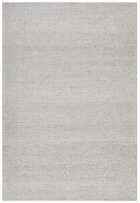 Studio Oskar Felted Wool Striped Rug Grey