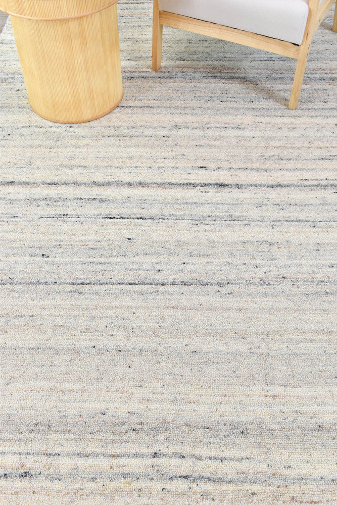 Montana Natural Hand Woven Wool Rug