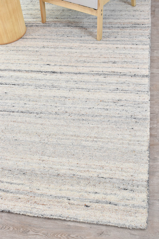 Montana Natural Hand Woven Wool Rug