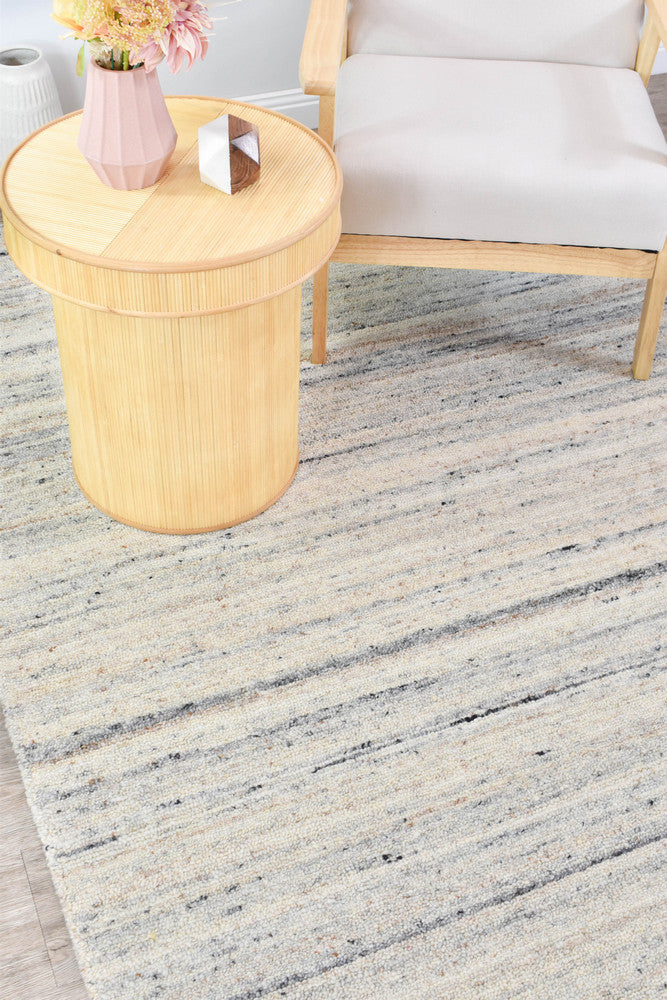 Montana Natural Hand Woven Wool Rug