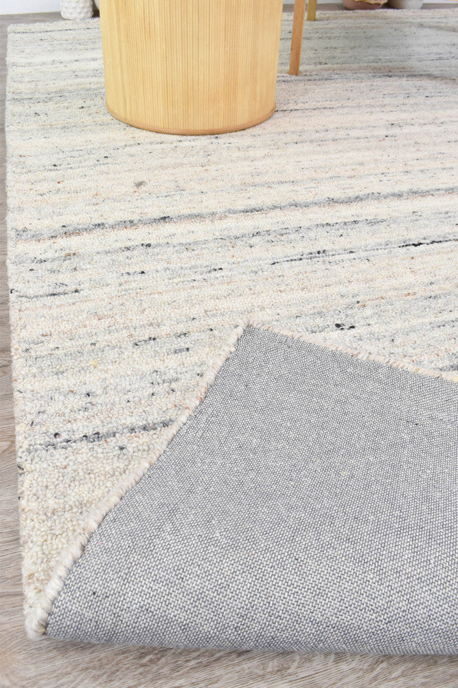 Montana Natural Hand Woven Wool Rug
